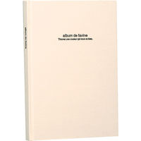 ナカバヤシ ドゥファビネ 100年アルバムブック式 B5 ホワイト アH-B5B-141-W 1冊