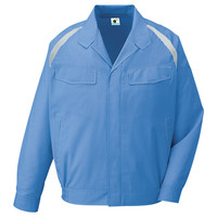 自重堂　制服百科　エコ製品制電長袖ブルゾン　ブルー　Ｍ　85100（直送品）