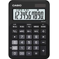 カシオ計算機 カラフル電卓　１０桁　スマートブラック MW-C12A-BK-N 1個（直送品）