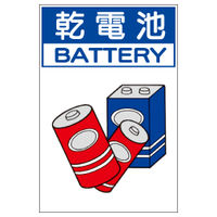 加藤商店 区画表示標識 分別排出容器の標識 乾電池