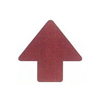 加藤商店 矢印2 アルミステッカー特大 暗い赤 YJA-02X 1セット（20枚：10枚×2組）（直送品）