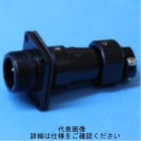 三和電気工業（SANWA） 丸形コネクタ（防水） SNW-1602-ASCM8 1セット（5個）（直送品）