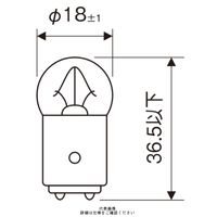 シュナイダーエレクトリック 電球 220V10W DD67 1セット(10個)（直送品）
