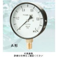 右下精器製造 汎用圧力計 スターゲージ AT1/4-60X10MPA 1個（直送品）