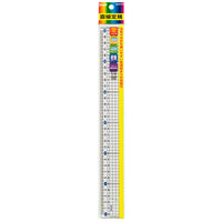 クツワ メタクリル直線定規(30cm) HS300 1セット（5個）