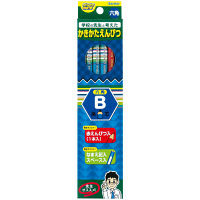 レイメイ藤井 先生オススメ かきかた鉛筆B（鉛筆11本+赤鉛筆1本）ブルー RE643 5箱（12本入×5箱）（直送品）