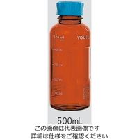 アズワン ユーティリティねじ口ボトル 茶 500mL 017320-500A 1個 3-5912-03（直送品）