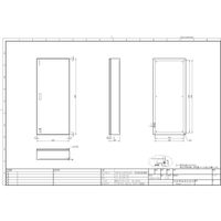 内外電機 制御盤キャビネット CRFZ146020SC 1個（直送品）