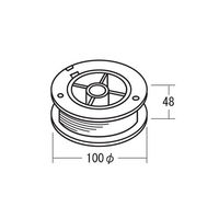 エスコ φ0.8mmx140m フラックス入ワイヤ(ステンレス) EA315HB-12 1巻（直送品）