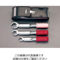 エスコ [1/4・3/8・1/2]フレアーナット用トルクレンチセット(R410A用) EA723-234B 1セット（直送品）