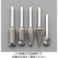 エスコ 5本組 超硬カッター(6mm軸) EA819J-12 1組（直送品）