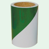 トーアン 反射テープ 白×緑 150mm×5m 34-227 1巻（直送品）