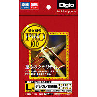 ナカバヤシ デジカメ印画紙PRO インクジェット 強光沢 L判 100枚 PRSK-LH-100G 10個（直送品）