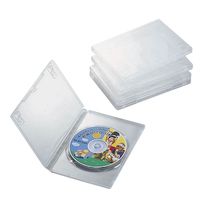 エレコム（ELECOM） DVDトールケース 5枚パック クリア CCD-DVD02CR 1個（直送品）