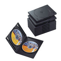 エレコム（ELECOM） DVDトールケース 両面収納 10枚パック ブラック CCD-DVD06BK 1個（直送品）