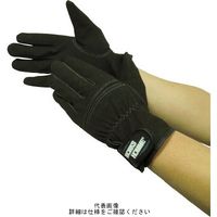 ユニワールド WORKS HOMME 人工皮革手袋 メッシュ M 3770-M 1双 819-0514（直送品）