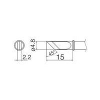 白光 こて先 KU型 T31-03KU 1本(1個) 785-2525（直送品）