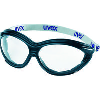 ウベックス UVEX 二眼型保護メガネ サイバーガード（ヘッドバンドタイプ） 9188121 1個 819-0805（直送品）