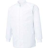 サンエス 超清涼 男女共用混入だいきらい長袖コート XL ホワイト FX70650R-XL-C11 1着 795-5219（直送品）