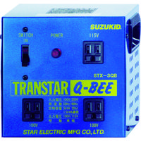 スター電器製造 SUZUKID ポータブル変圧器 トランスターQーBEE青 昇降圧兼用 STX-3QB 1台 818-6012（直送品）