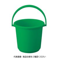 トラスコ中山 ＴＲＵＳＣＯ　ＰＰカラーバケツ　１５Ｌ　緑 TPPB-15-GN 1個 780-5012