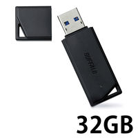バッファロー（Bufflo） USBメモリー USB3.1 キャップ式 RUF3-K32GBシリーズ 32GB