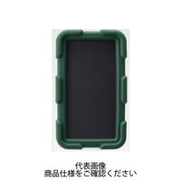 タカチ電機工業 LCT型耐衝撃シリコンカバー付プラスチックケース ダークグレー/グリーン LCT135ーM3ーDG 1個 LCT135-M3-DG（直送品）