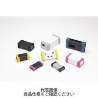 タカチ電機工業 TWS型シリコンプロテクター付プラスチックケース ブラック/ブラック TWS13ー5ー13BB 1個 TWS13-5-13BB（直送品）