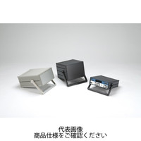 タカチ電機工業 MSN型ステップハンドル付システムケース ブラック MSN66ー21ー28B 1台 MSN66-21-28B（直送品）