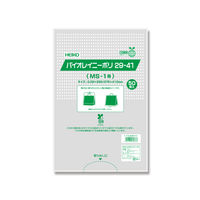 【ケース販売】HEIKO ポリ袋 バイオレイニーポリ 29-41 (MS-1用) 006607151 1ケース(50枚入×10袋)（直送品）