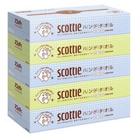 ペーパータオル 100組（5個入）スコッティ ハンドタオル スマートタイプ 1パック（5個） 日本製紙クレシア