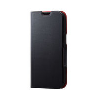 iPhone14/13 ケース カバー レザー 手帳型 マグネット 軽量 薄型 スタンド機能付 エレコム