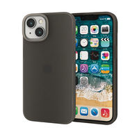 iPhone14/13 ケース カバー シリコン カメラ周り保護 ブラック エレコム 1個（直送品）