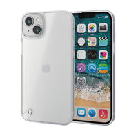 iPhone14 Plus ケース カバー ハイブリッド 超衝撃吸収 スリム ストラップホール付 エレコム