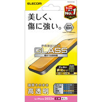 iPhone14 Pro ガラスフィルム 高透明 強化ガラス エレコム