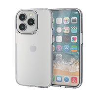 iPhone14 Pro ケース カバー ハード 360度全面保護 軽量 スリム カメラ周り保護 クリア エレコム 1個（直送品）