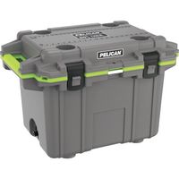 Pelican Products 50QT エリートクーラー ダークグレーXグリーン 50Q-1-DKGRYEGRN 1台 337-8258（直送品）