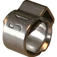 OETIKER PG154 インサート付きイヤークランプ φ3.7ー4.7mm 15400013 1個 340-1747（直送品）