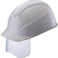 谷沢製作所 タニザワ エアライトS搭載ヘルメット(アメリカンタイプ・溝付・シールド付) 帽体色:グレー 0123J-SH-GR5-J 1個（直送品）