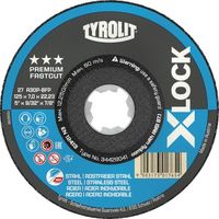 Tyrolit XーLOCK オフセット砥石 プレミアムタイプ 125mm 34428041 1枚 388-8275（直送品）