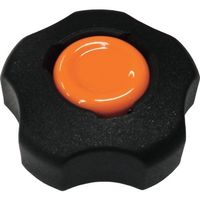 コノエ ノブスターN 黒ーオレンジ M8(10個入) KNOBSTARN-BO-8 1袋(10個) 326-9985（直送品）
