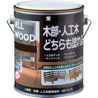 BANーZI BAN―ZI 木部・人工木用塗料 ALL WOOD 0.7L ダークブラウン 09ー20B K-ALW/L07E8 1缶（直送品）
