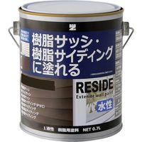 BAN―ZI 樹脂・アルミ(サッシ・外壁)用塗料 RESIDE 0.7L アッシュグレー 22ー30B L-RSD/L07C1 1缶（直送品）