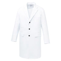 チトセ ドクターコート(長袖) 男性用 ホワイト SS DOM-0030 1枚（取寄品）