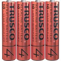トラスコ中山 TRUSCO アルカリ乾電池10年 単4 お得パック (1Pk(箱)=40本入) TLR03GL-40 1パック(40本)（直送品）