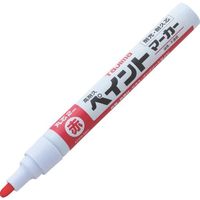 TJMデザイン タジマ 高耐久ペイントマーカー 赤 中字・丸芯 KPEM-RED 1本 266-8975（直送品）