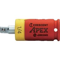 Apex Tool Group エイペックス eSHOK―GUARD[[TM上]] 6.35mm 絶縁ソケットアダプター CAEAD316 1個（直送品）
