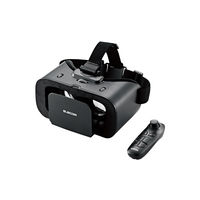 VRゴーグル スマホ用 VR ヘッドマウントディスプレイ リモコン付き ブラック VRG-X03RBK エレコム 1個（直送品）