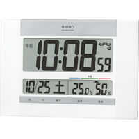 セイコータイムクリエーション デジタル時計 快適度表示付電波掛置兼用 SQ429W 5個