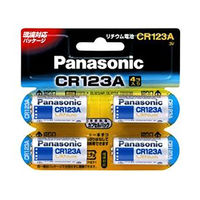 パナソニック　カメラ用リチウム電池３Ｖ（４個）　CR-123AW/4P　5台